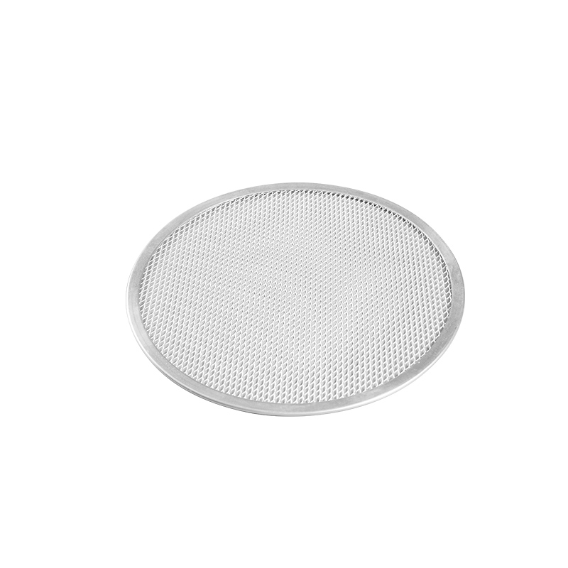 XV unciarum diameter per aluminium pizza screen